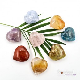 Cœur - Calcite bleue