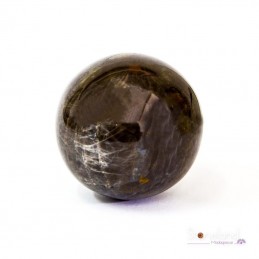 Sphère - Pierre de lune noire