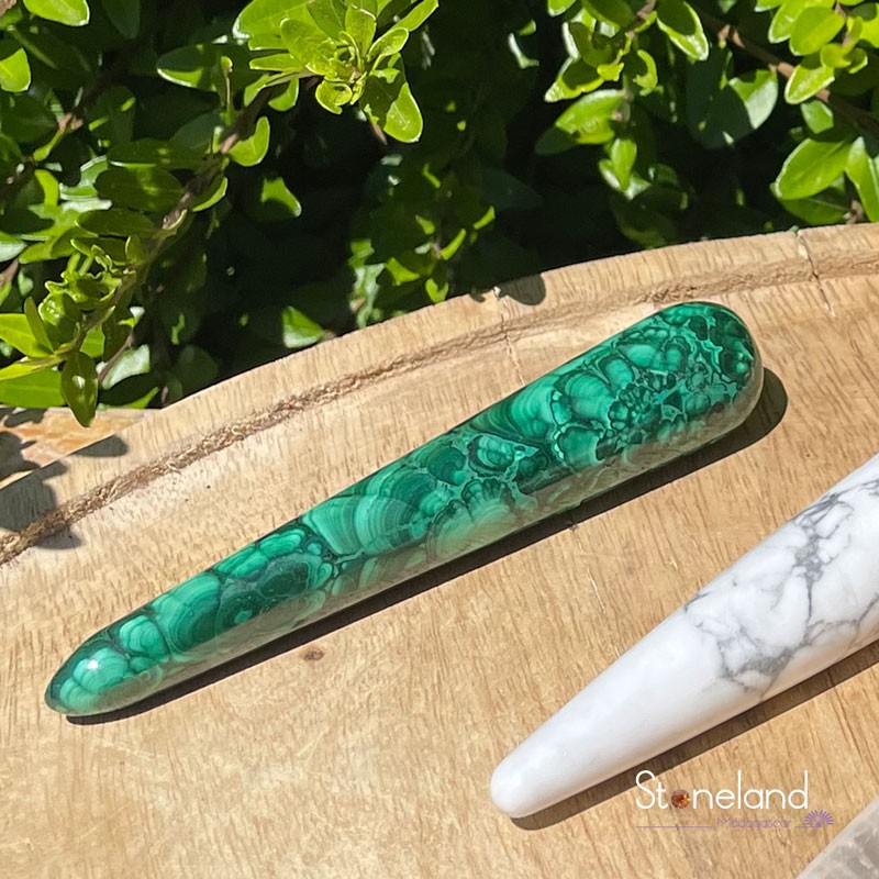 Bâton de massage - Malachite