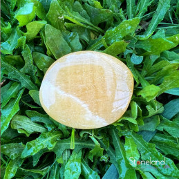 Galet Plat - Calcite Jaune/Orange