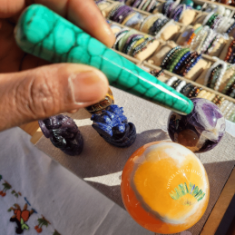 Bâton de massage - Malachite