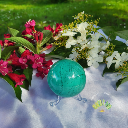 Sphère- Malachite