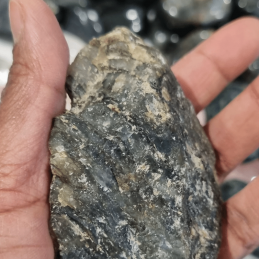 Labradorite face brute et face polie