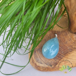 Pendentif Goutte - Aigue-marine