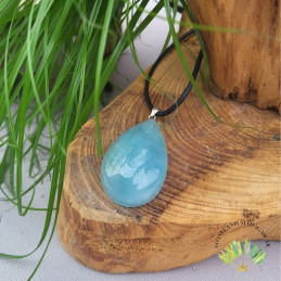 Pendentif Goutte - Aigue-marine
