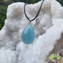 Pendentif Goutte - Aigue-marine