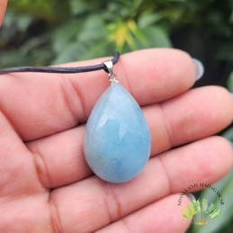 Pendentif Goutte - Aigue-marine
