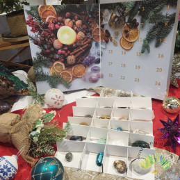 Calendrier de l’Avent pierres – 24 minéraux naturels