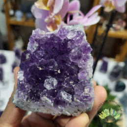 Pierre forme libre - Améthyste Géode